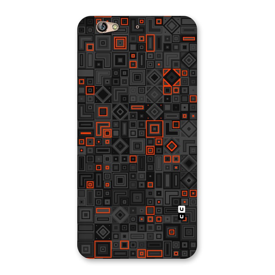 Orange Shapes Abstract Back Case for Gionee S6