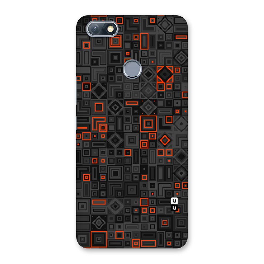 Orange Shapes Abstract Back Case for Infinix Note 5