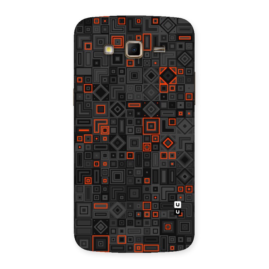 Orange Shapes Abstract Back Case for Samsung Galaxy Grand 2
