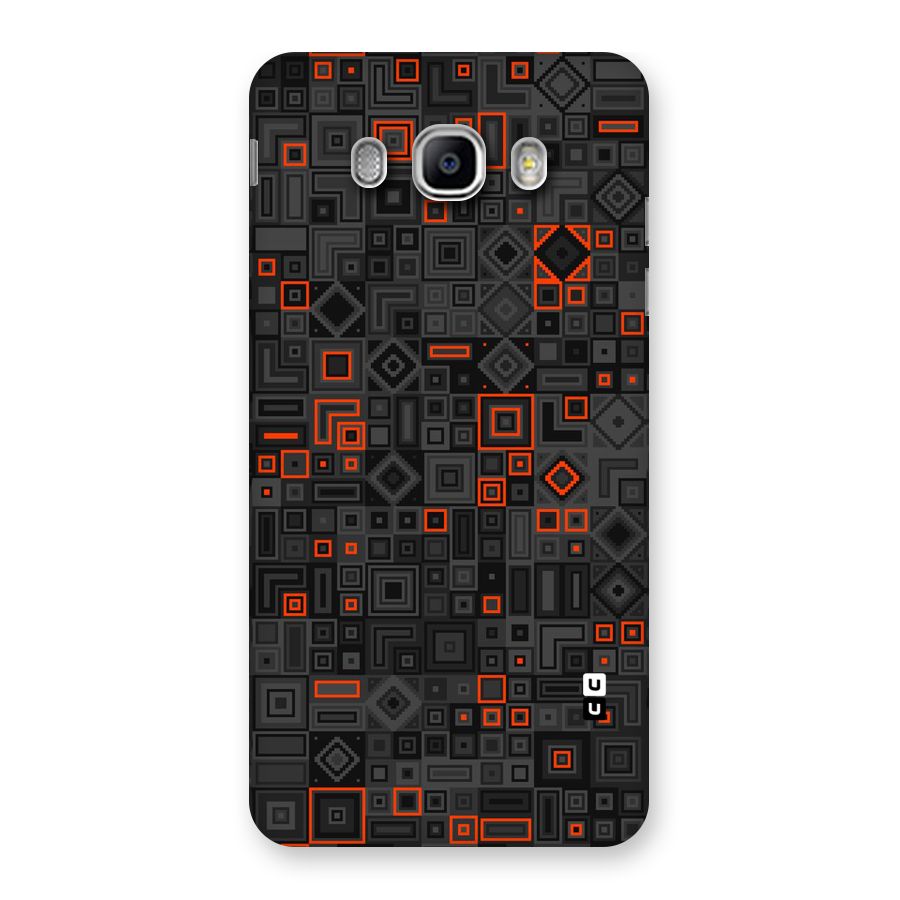 Orange Shapes Abstract Back Case for Samsung Galaxy J5 2016
