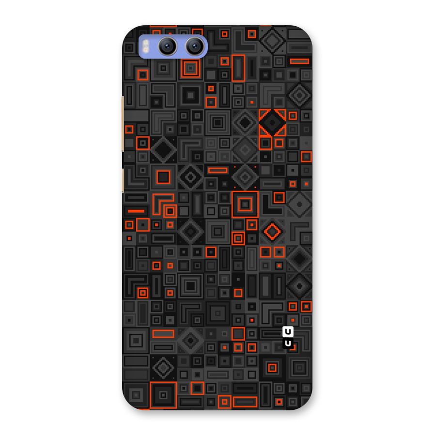 Orange Shapes Abstract Back Case for Xiaomi Mi 6