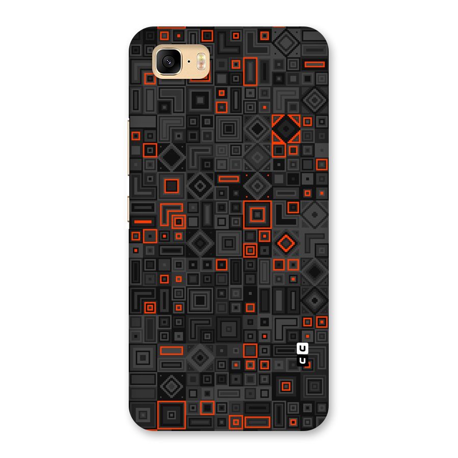 Orange Shapes Abstract Back Case for Zenfone 3s Max