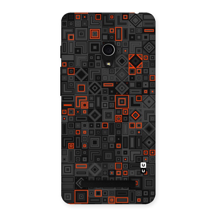 Orange Shapes Abstract Back Case for Zenfone 5