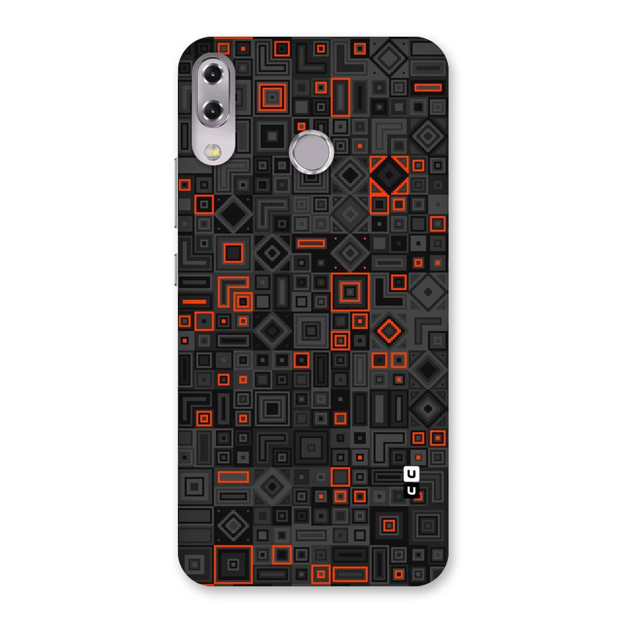 Orange Shapes Abstract Back Case for Zenfone 5Z