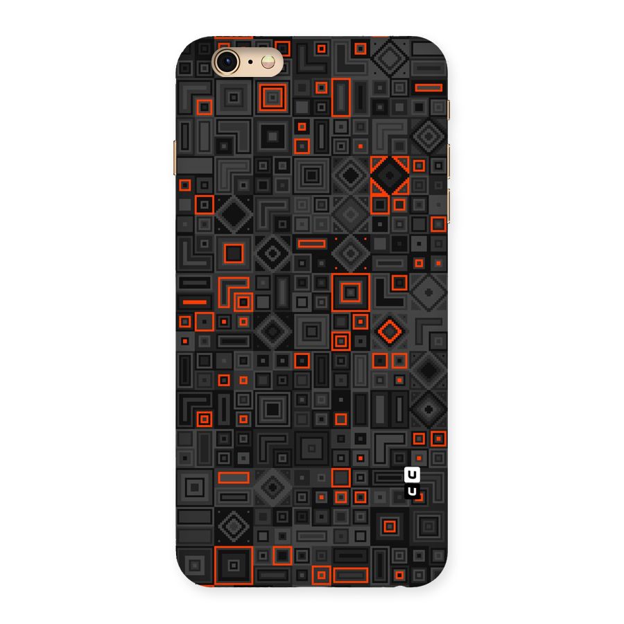 Orange Shapes Abstract Back Case for iPhone 6 Plus 6S Plus