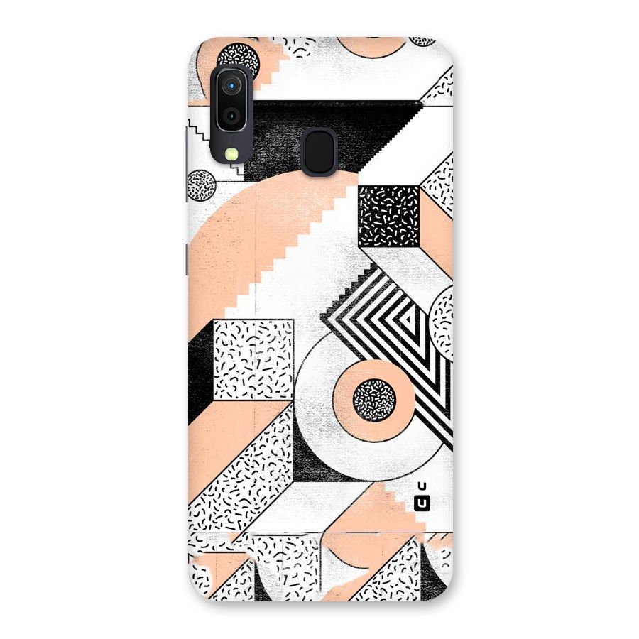 Orange Zig Zag Back Case for Galaxy A30