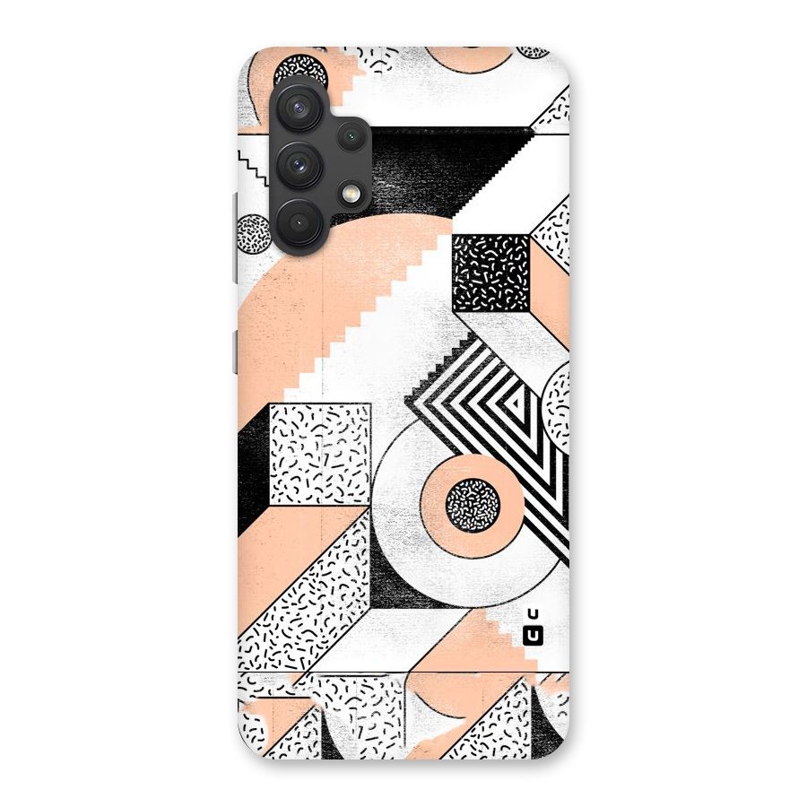 Orange Zig Zag Back Case for Galaxy A32
