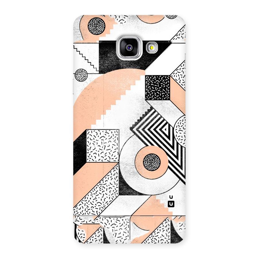 Orange Zig Zag Back Case for Galaxy A5 2016