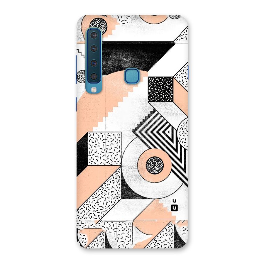 Orange Zig Zag Back Case for Galaxy A9 (2018)