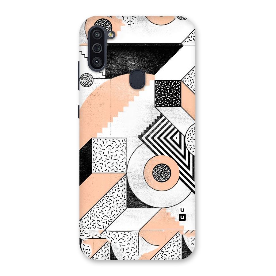 Orange Zig Zag Back Case for Galaxy M11