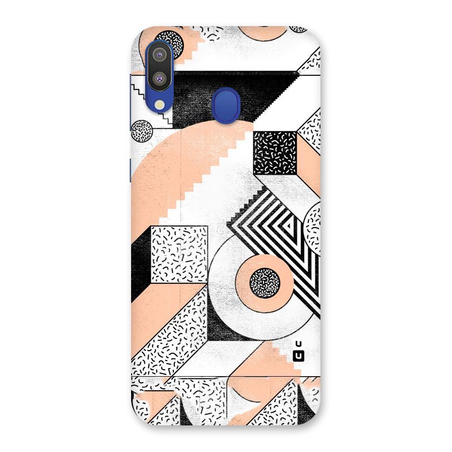 Orange Zig Zag Back Case for Galaxy M20