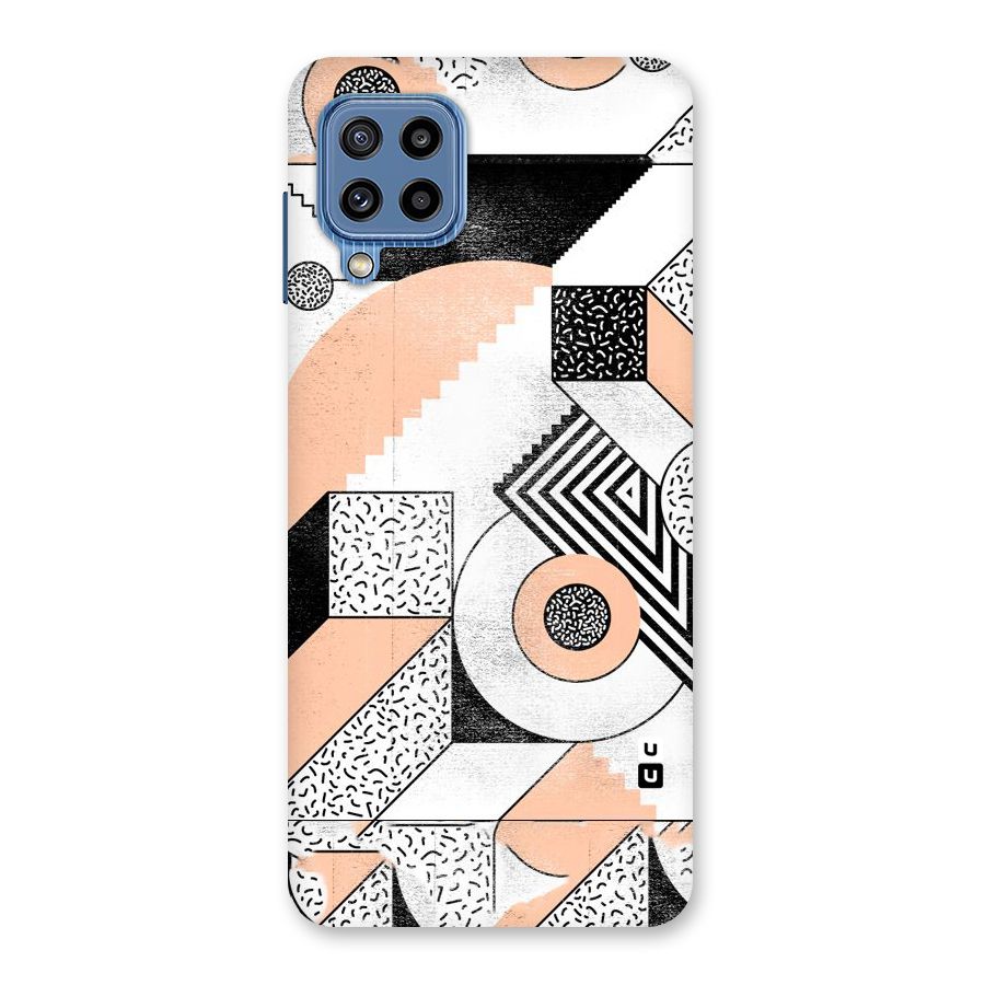 Orange Zig Zag Back Case for Galaxy M32