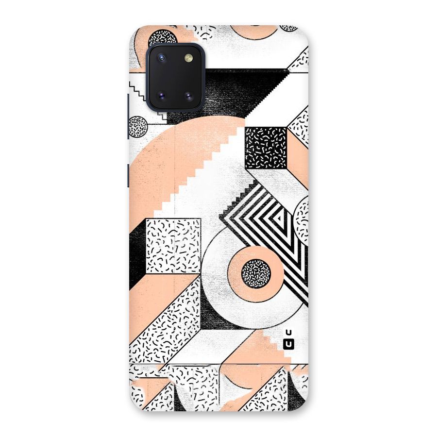 Orange Zig Zag Back Case for Galaxy Note 10 Lite