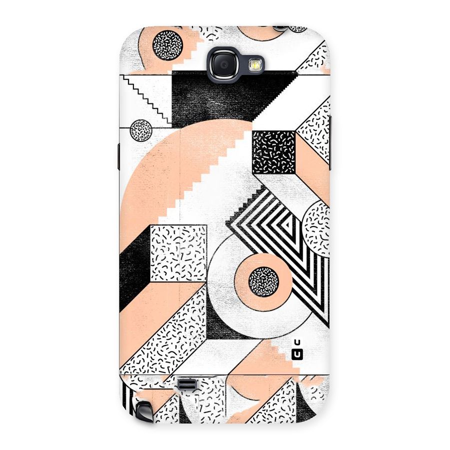 Orange Zig Zag Back Case for Galaxy Note 2