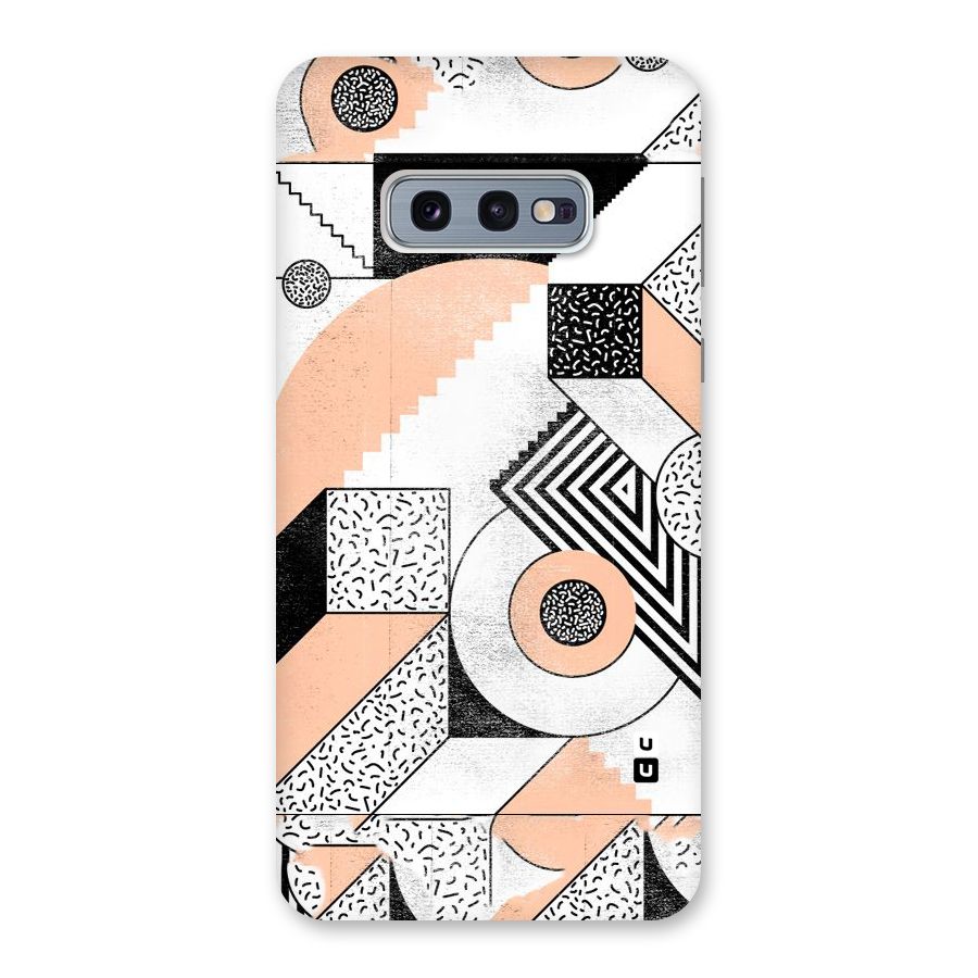 Orange Zig Zag Back Case for Galaxy S10e