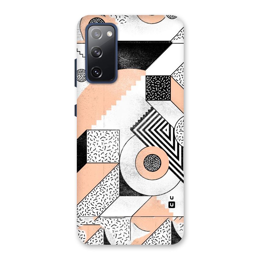 Orange Zig Zag Back Case for Galaxy S20 FE