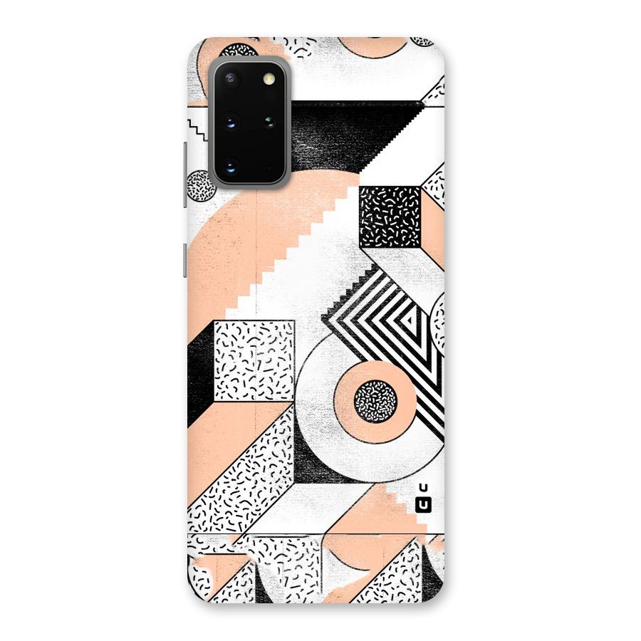 Orange Zig Zag Back Case for Galaxy S20 Plus