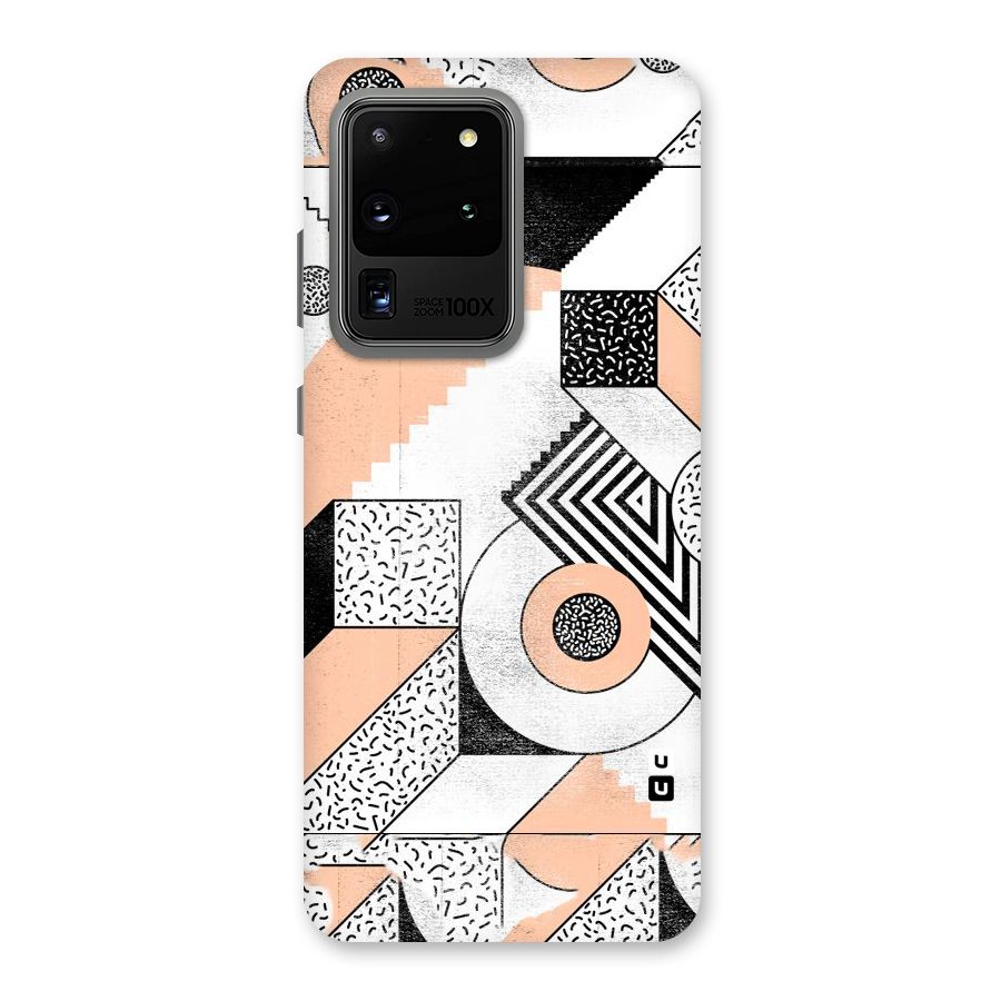 Orange Zig Zag Back Case for Galaxy S20 Ultra