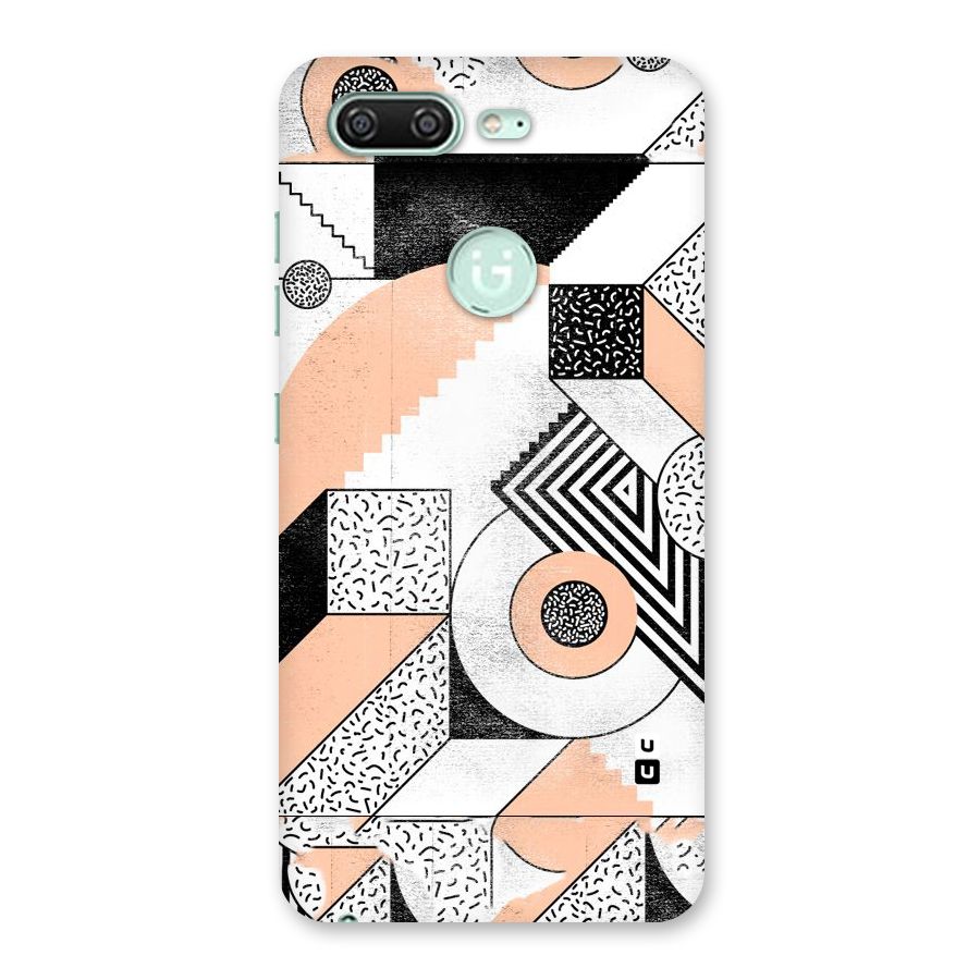 Orange Zig Zag Back Case for Gionee S10