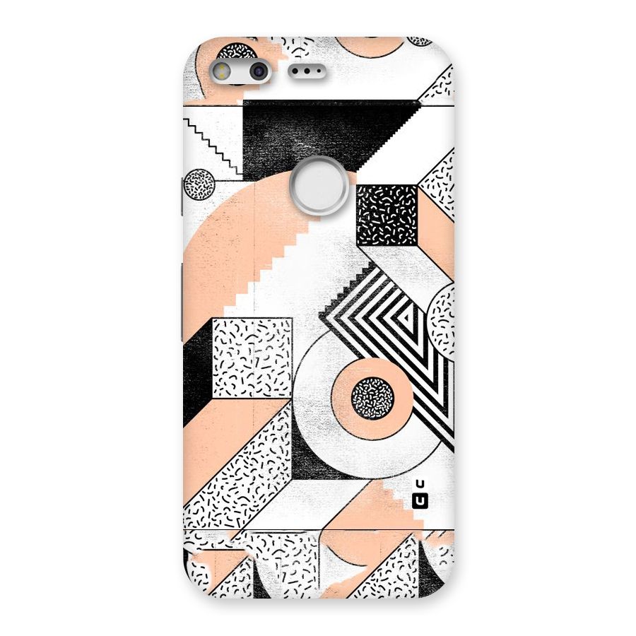 Orange Zig Zag Back Case for Google Pixel