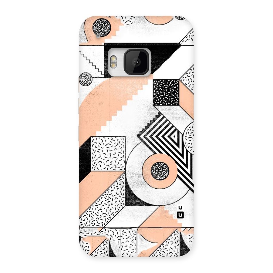 Orange Zig Zag Back Case for HTC One M9
