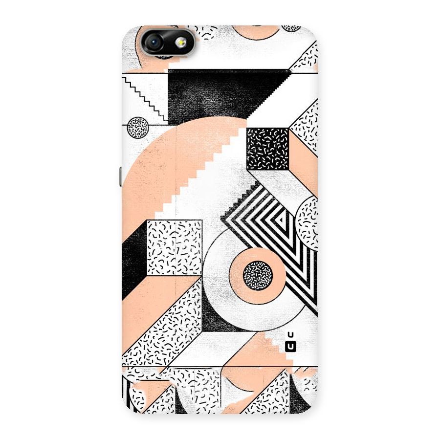 Orange Zig Zag Back Case for Honor 4X