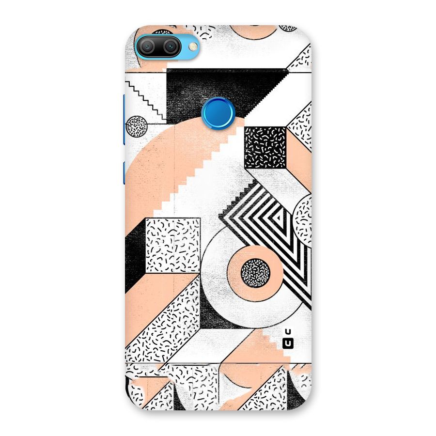 Orange Zig Zag Back Case for Honor 9N