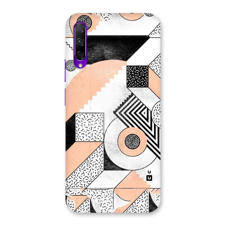 Orange Zig Zag Back Case for Honor 9X Pro