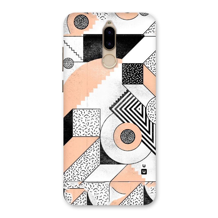 Orange Zig Zag Back Case for Honor 9i