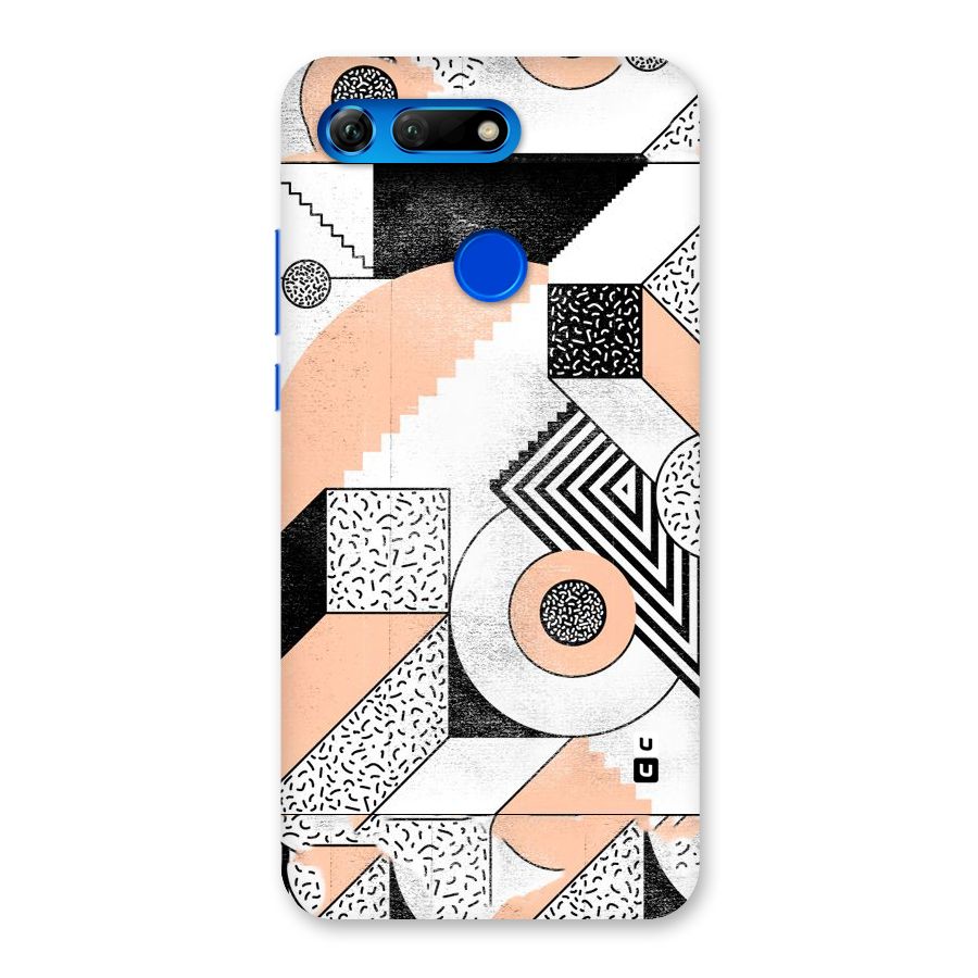 Orange Zig Zag Back Case for Honor View 20