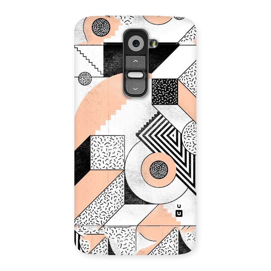Orange Zig Zag Back Case for LG G2