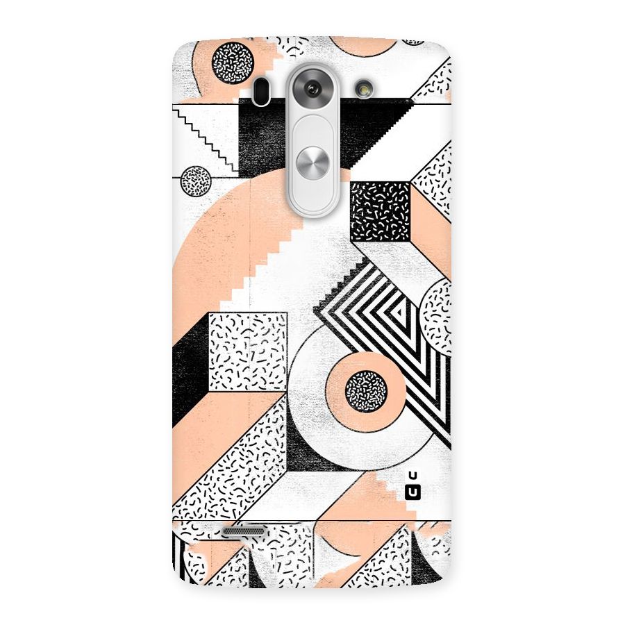 Orange Zig Zag Back Case for LG G3 Beat