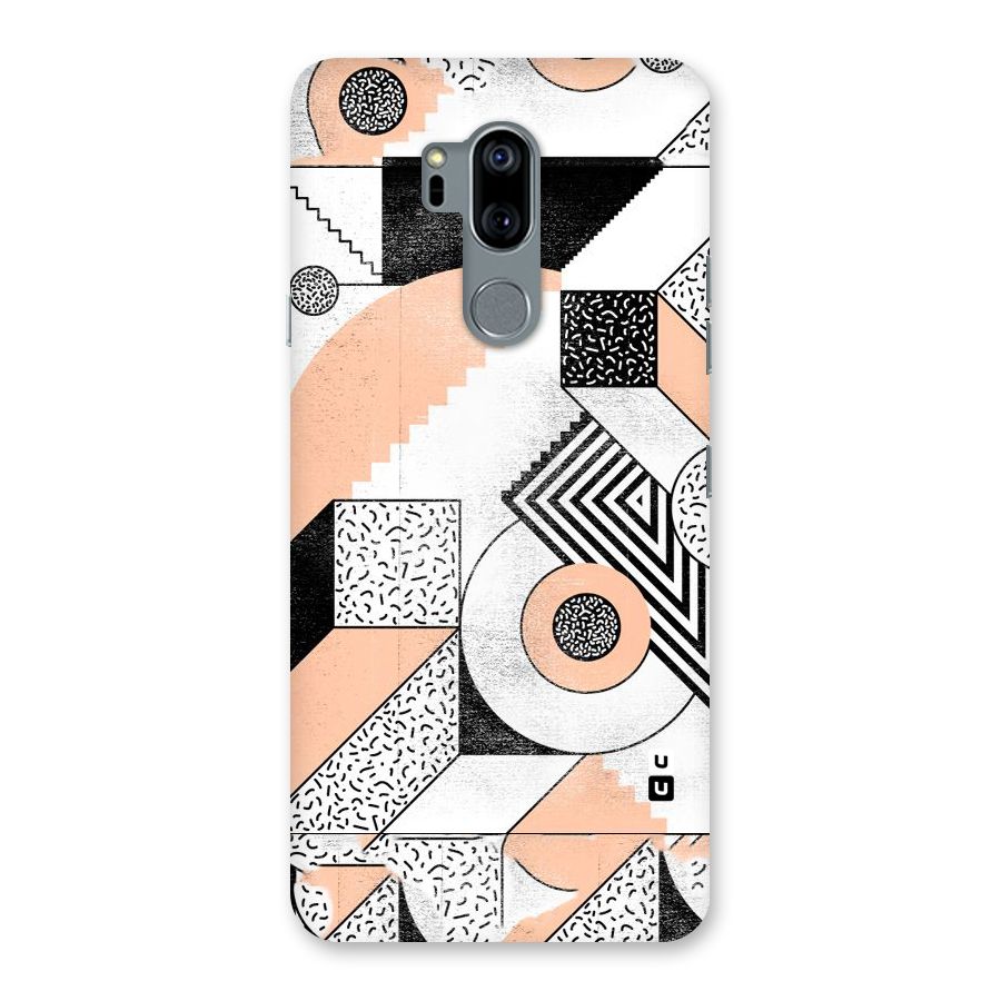 Orange Zig Zag Back Case for LG G7