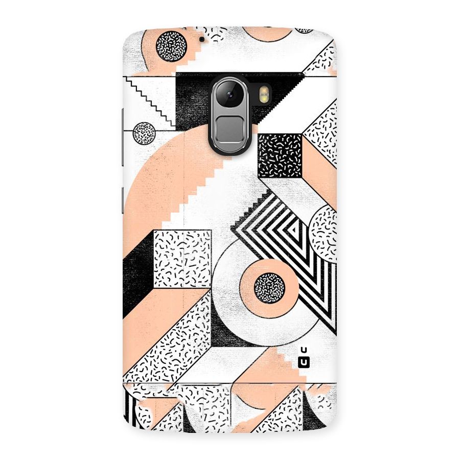 Orange Zig Zag Back Case for Lenovo K4 Note