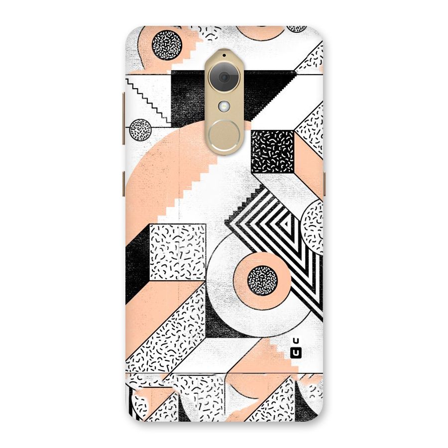 Orange Zig Zag Back Case for Lenovo K8