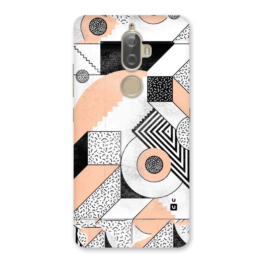 Orange Zig Zag Back Case for Lenovo K8 Plus