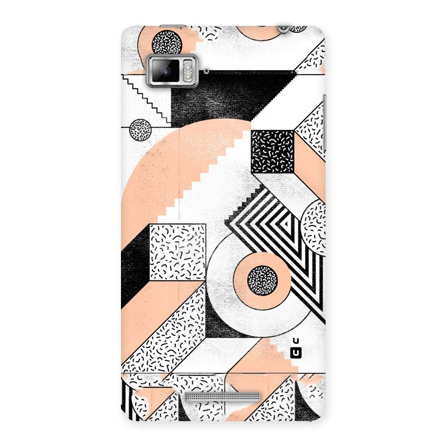 Orange Zig Zag Back Case for Lenovo Vibe Z K910