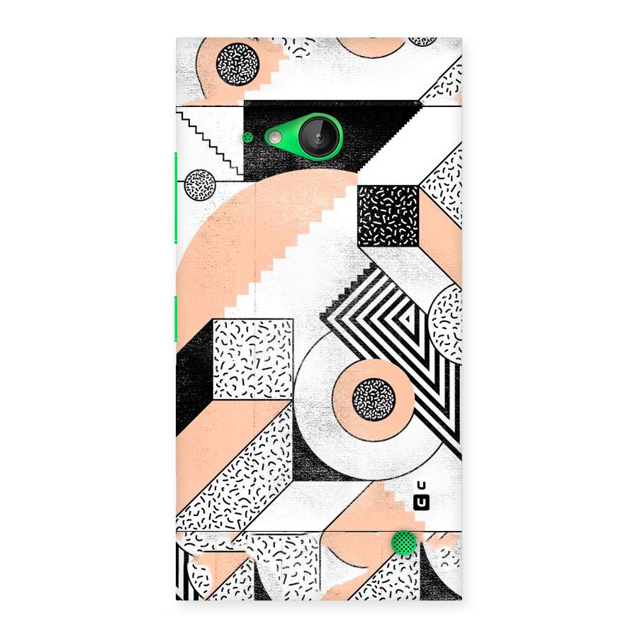 Orange Zig Zag Back Case for Lumia 730