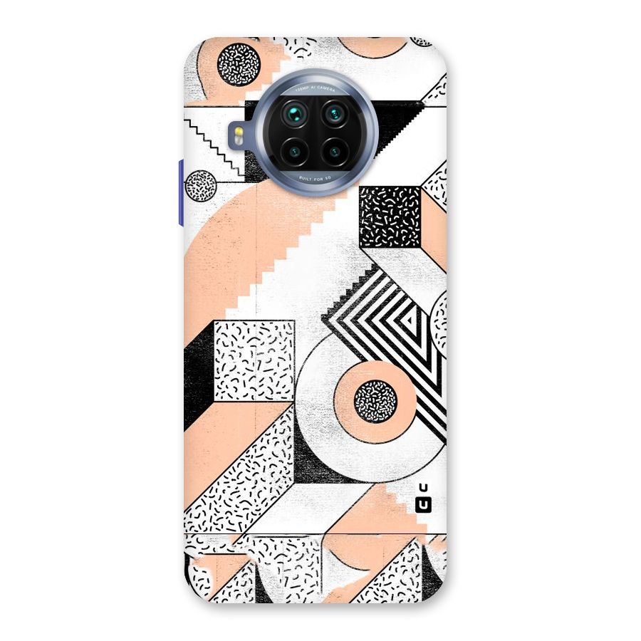 Orange Zig Zag Back Case for Mi 10i