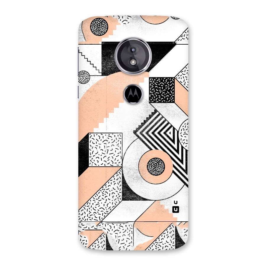 Orange Zig Zag Back Case for Moto E5