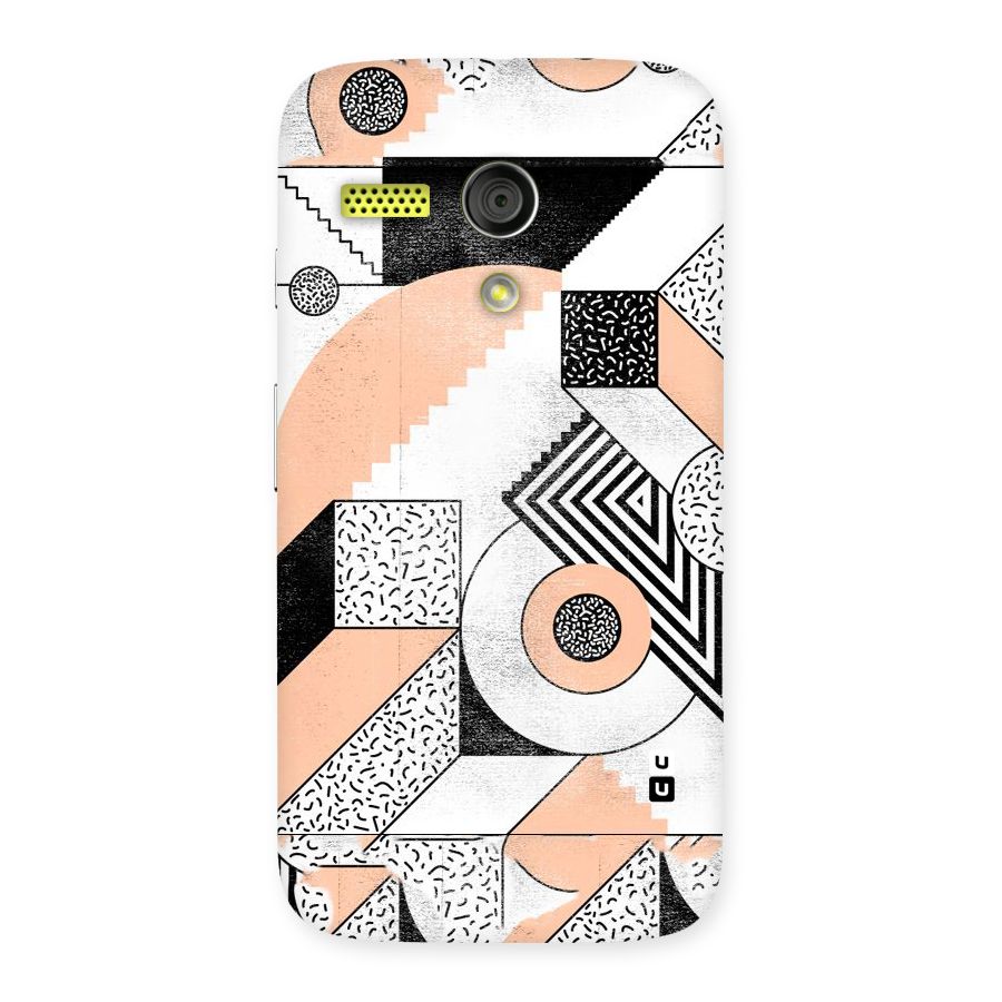 Orange Zig Zag Back Case for Moto G