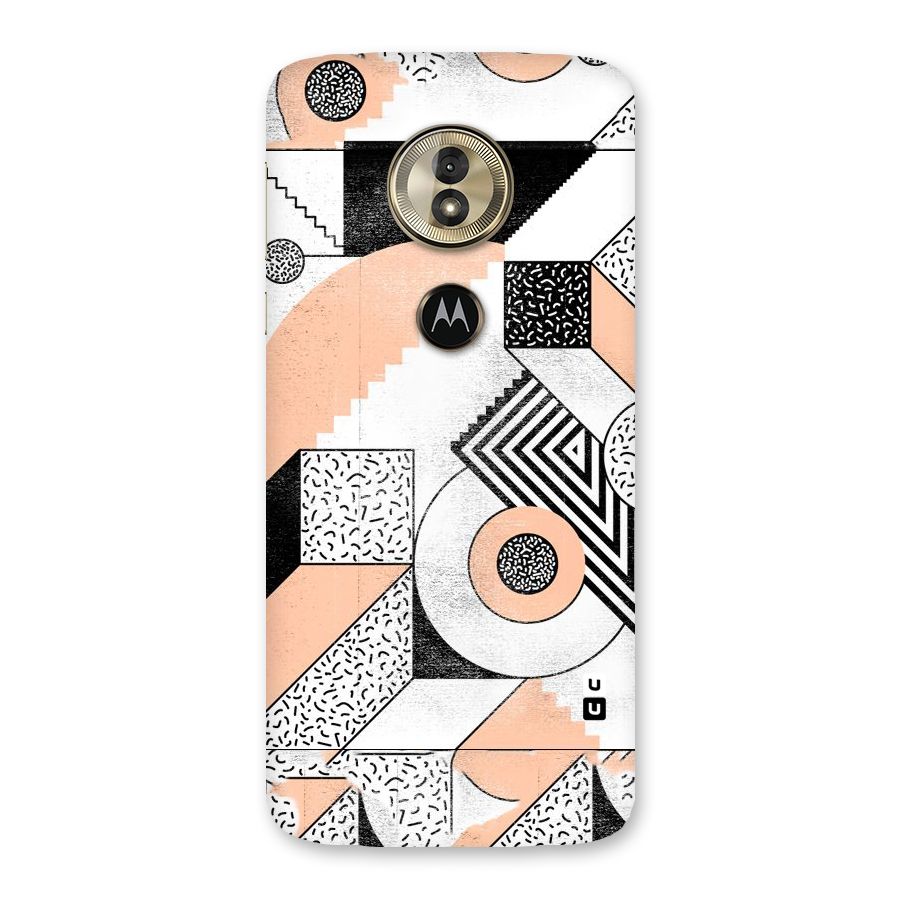 Orange Zig Zag Back Case for Moto G6 Play