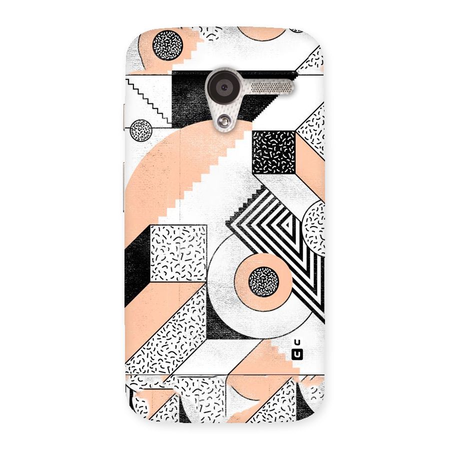 Orange Zig Zag Back Case for Moto X