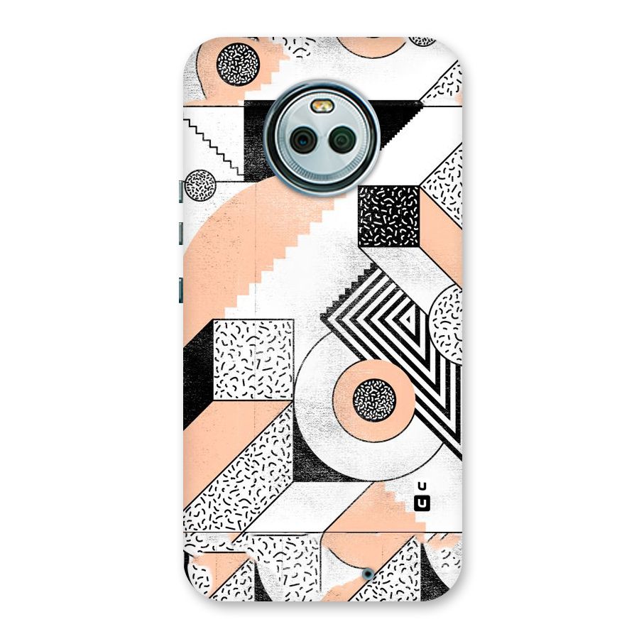 Orange Zig Zag Back Case for Moto X4