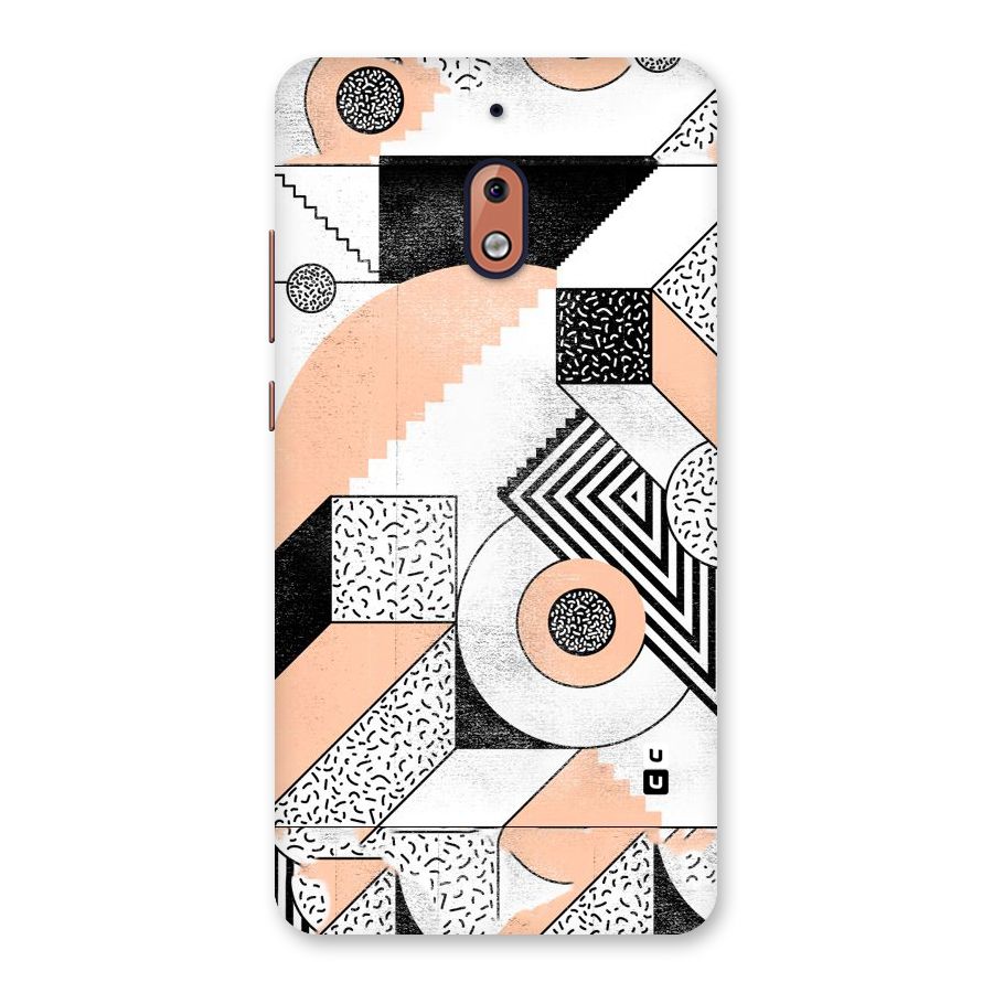 Orange Zig Zag Back Case for Nokia 2.1