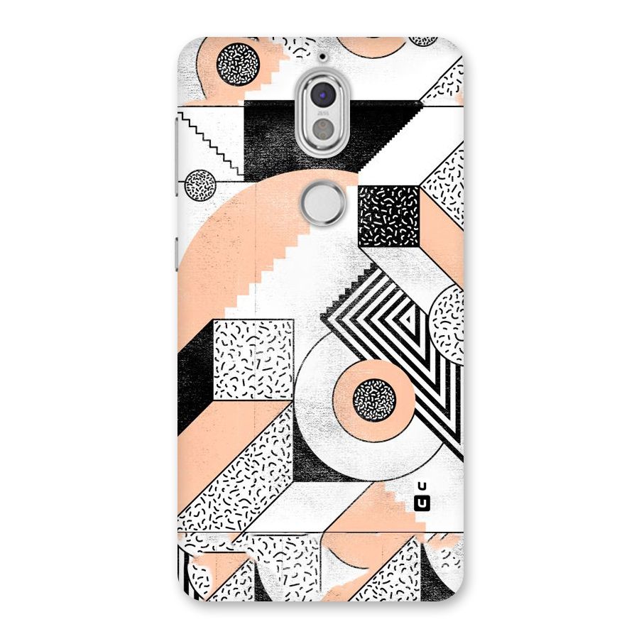 Orange Zig Zag Back Case for Nokia 7