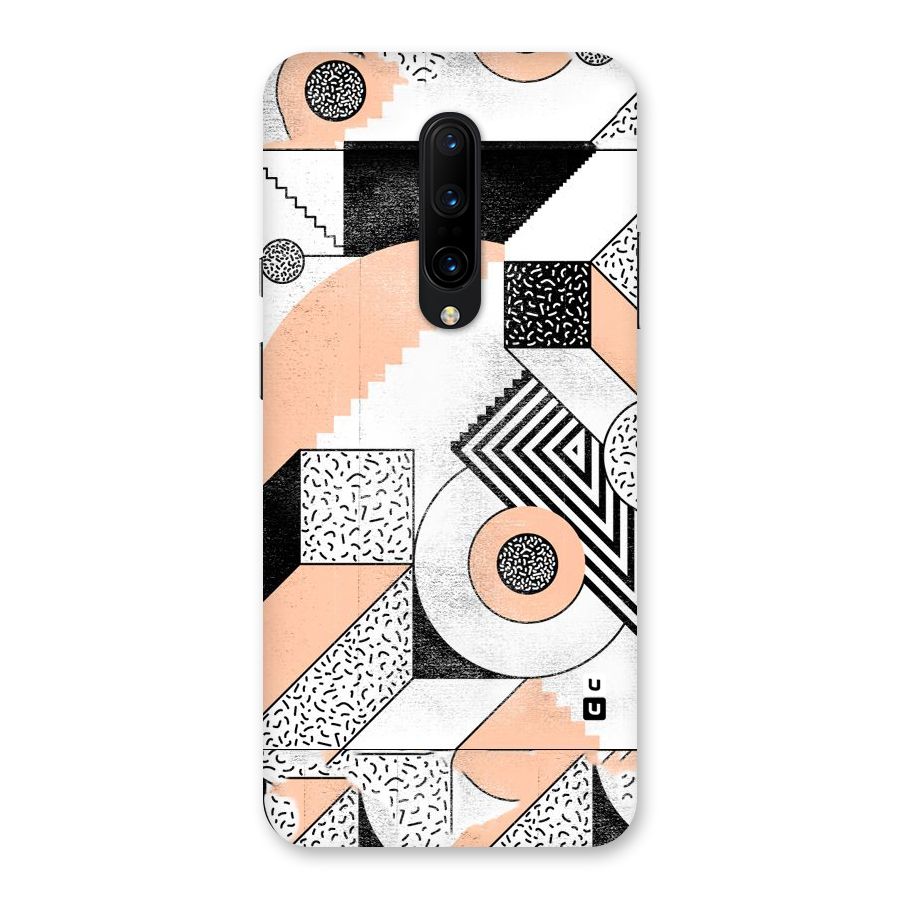 Orange Zig Zag Back Case for OnePlus 7 Pro
