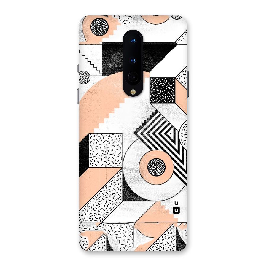 Orange Zig Zag Back Case for OnePlus 8