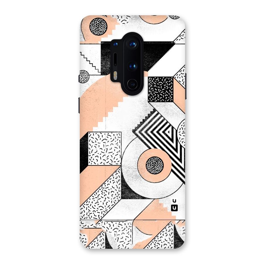 Orange Zig Zag Back Case for OnePlus 8 Pro