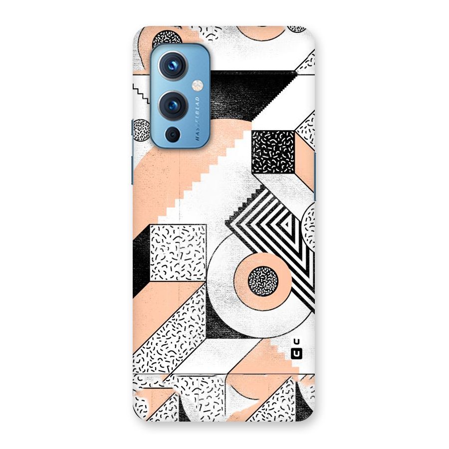Orange Zig Zag Back Case for OnePlus 9